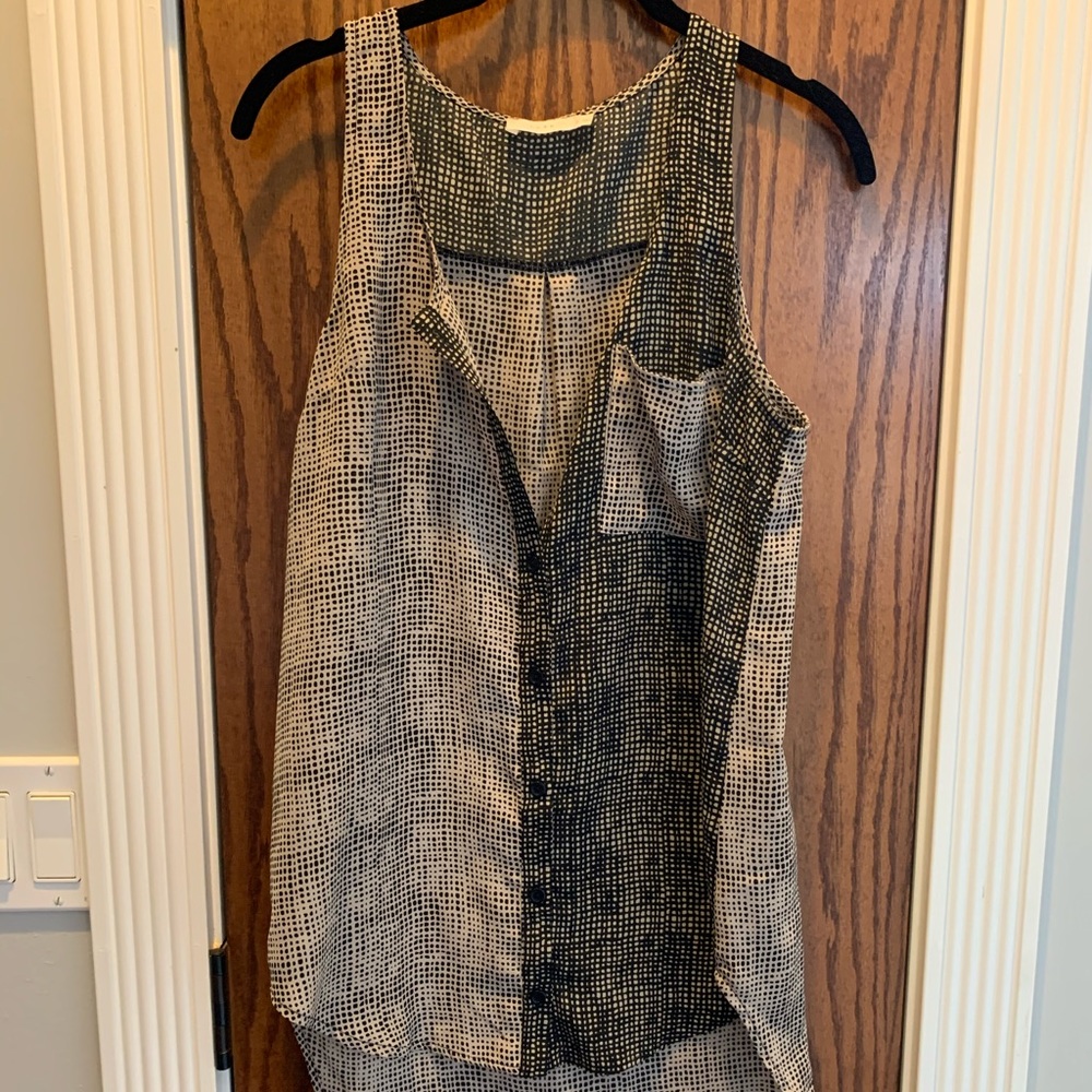 High-low blouse